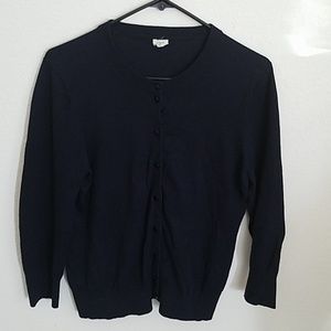 J. Crew Navy Blue Cardigan
